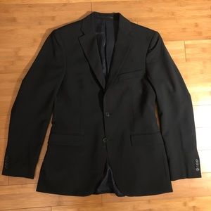 Acne Studios Black Wool Drifter 3 Button Suit